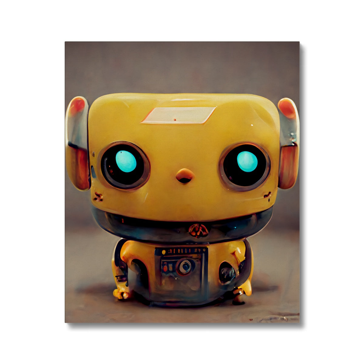 Banana Bot Pop Canvas