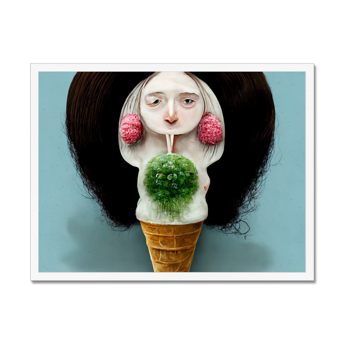 Sweet Lady Framed Print