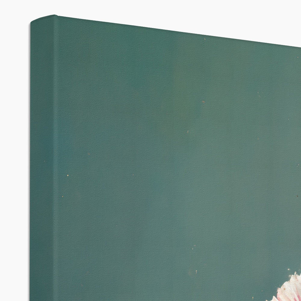 Baby Bird Flamingo Canvas