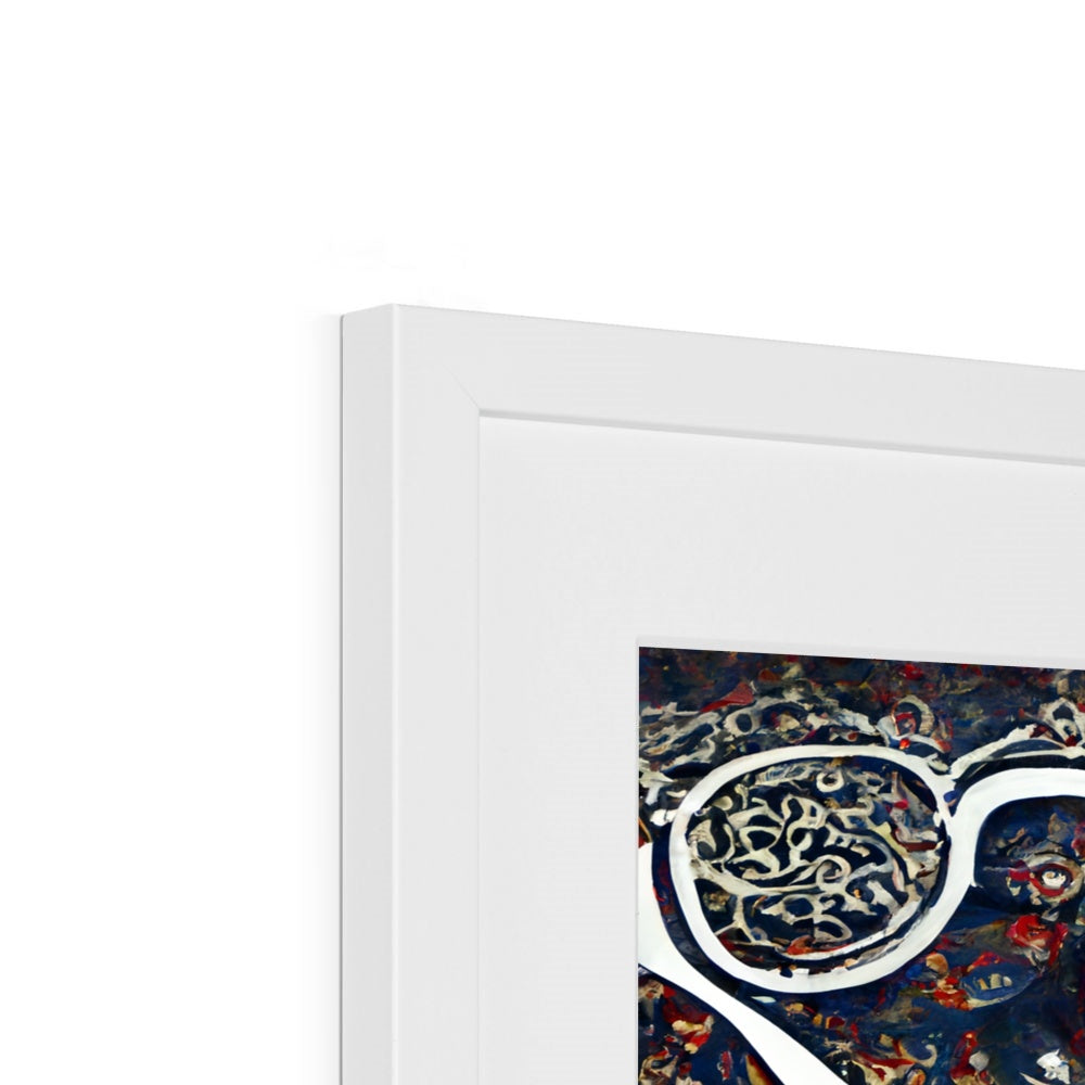 Swirling Paisley Framed & Mounted Print