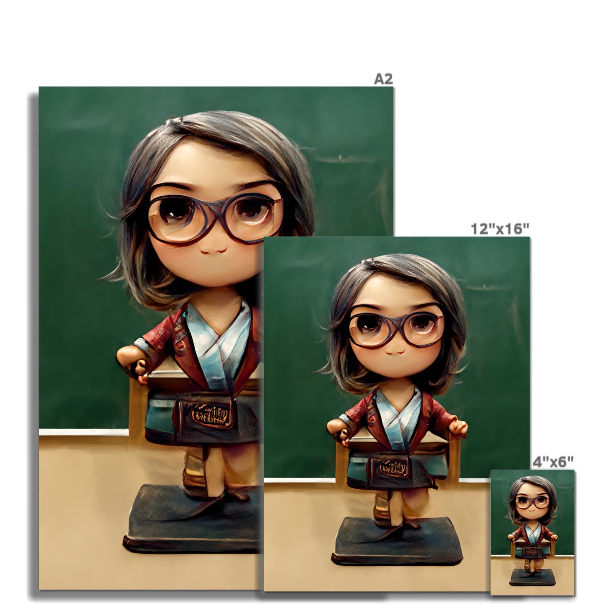 TeachMe Teacher Pop Fine Art Print