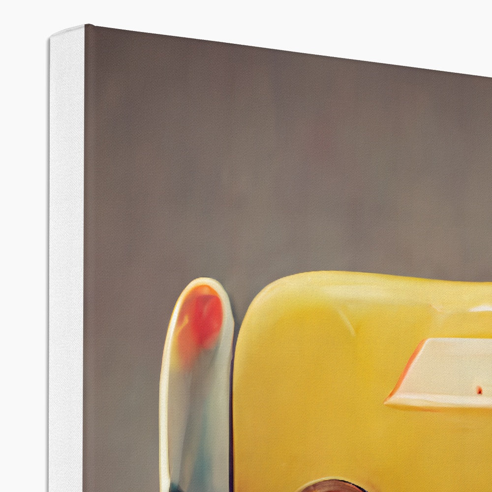 Banana Bot Pop Canvas
