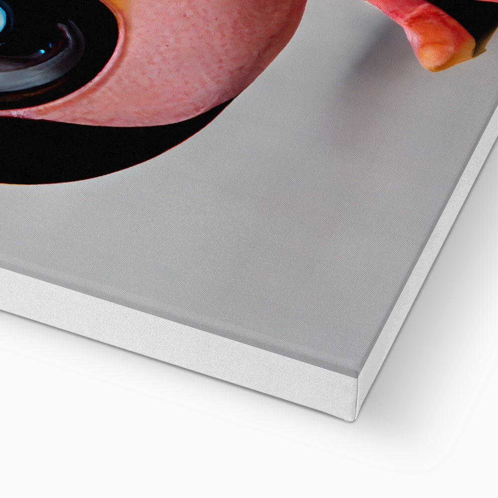 Flamingo Pop Hat Canvas