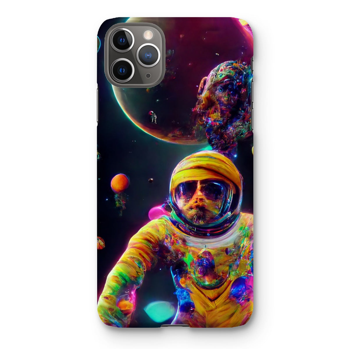Psychedelic Astronaut in Space Snap Phone Case