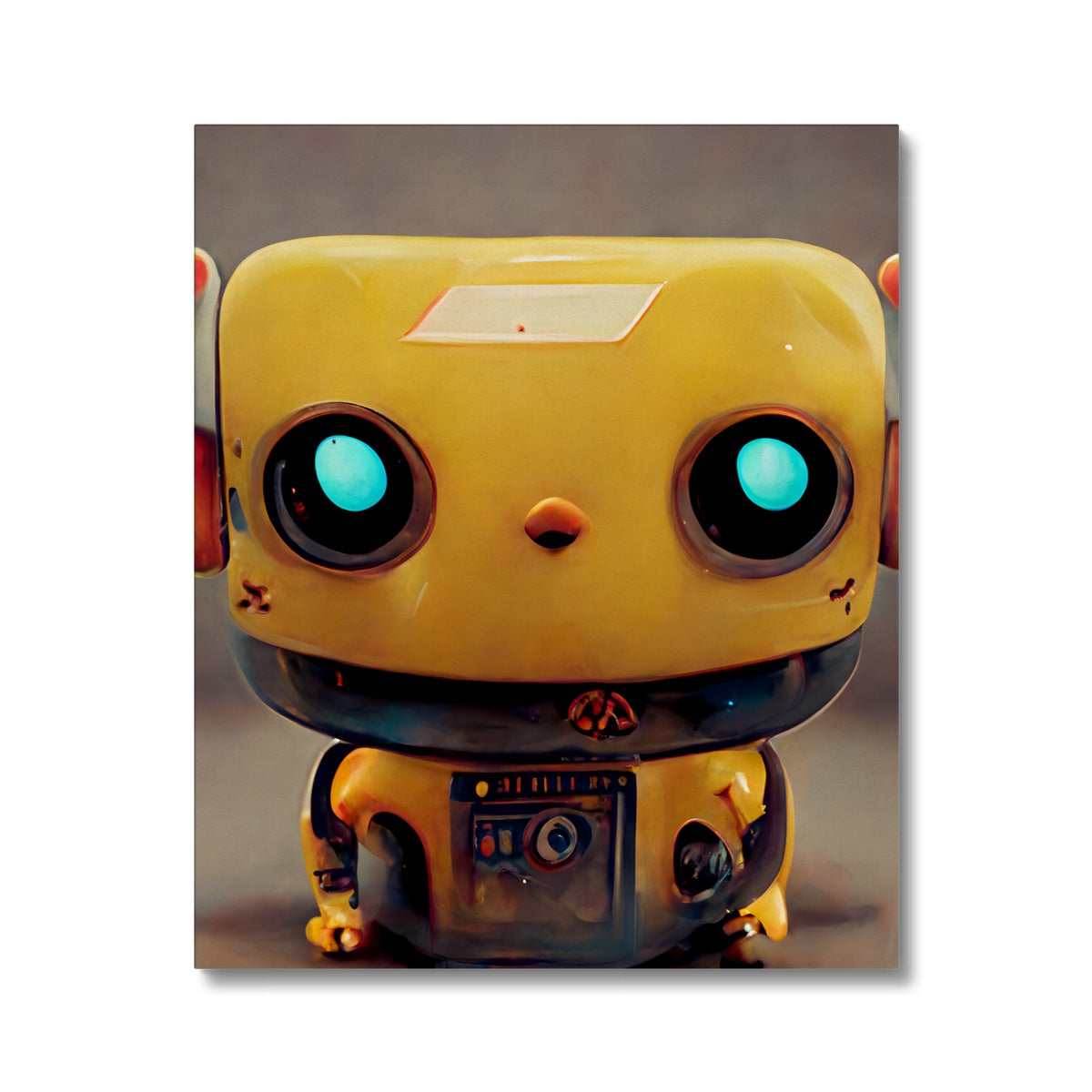 Banana Bot Pop Canvas