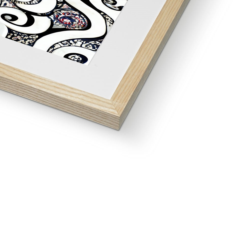 Paisley Swirls Framed & Mounted Print