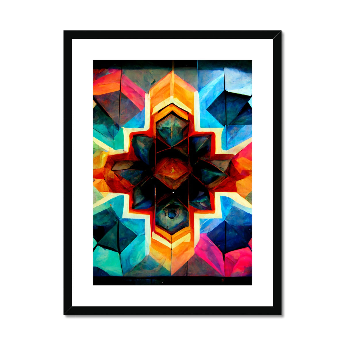 Kaleidoscope Waters Framed & Mounted Print