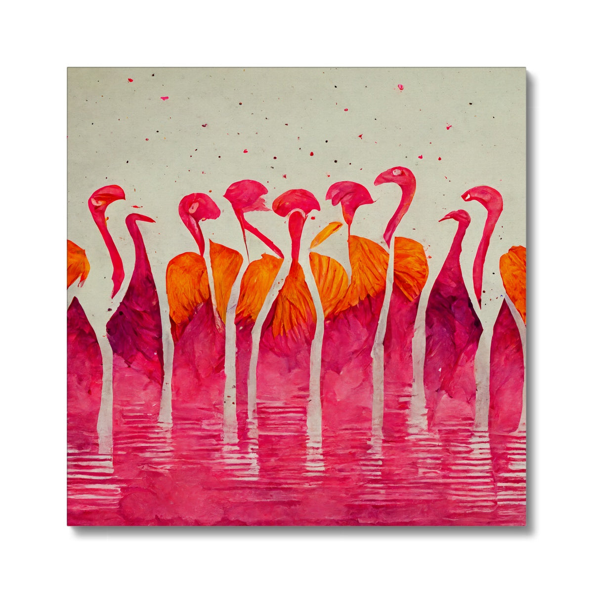 Flamingo Horizon Canvas