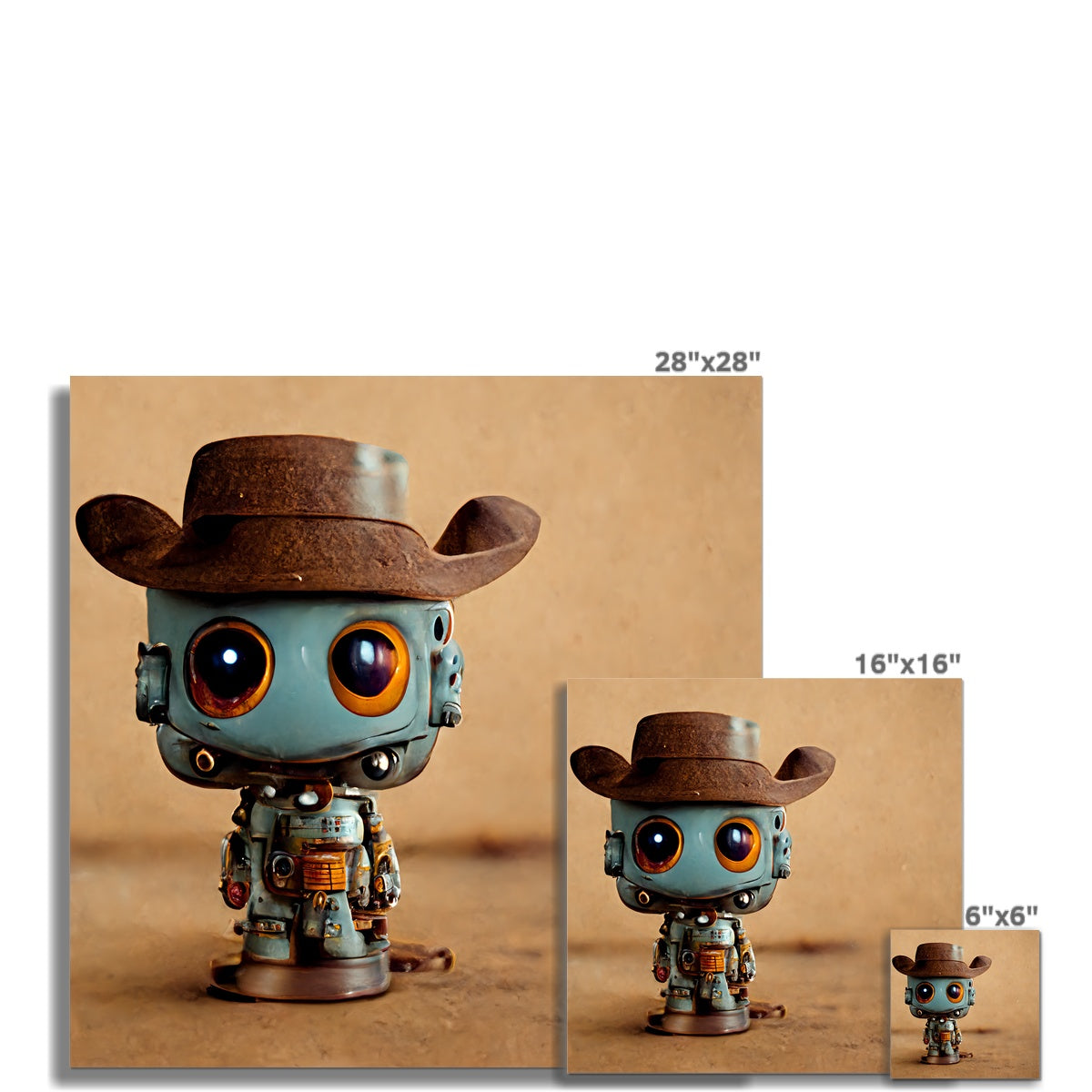 Cowbot Pop Fine Art Print