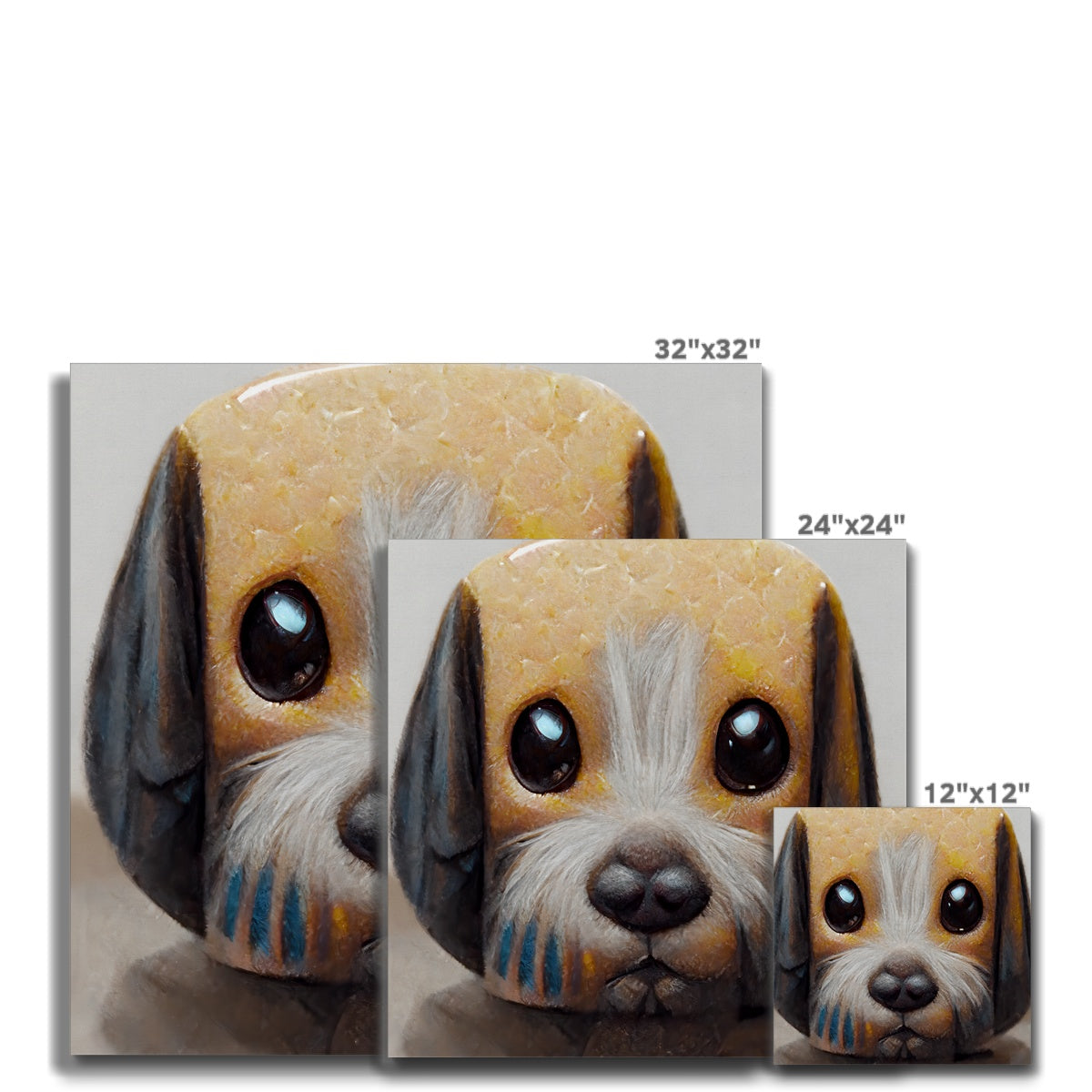 Puppy Love Pop Canvas