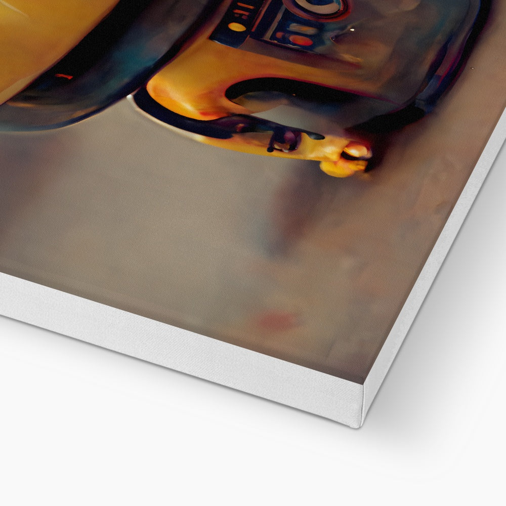 Banana Bot Pop Canvas