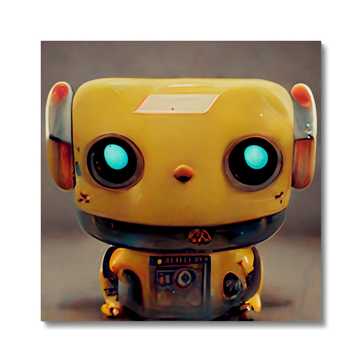 Banana Bot Pop Canvas