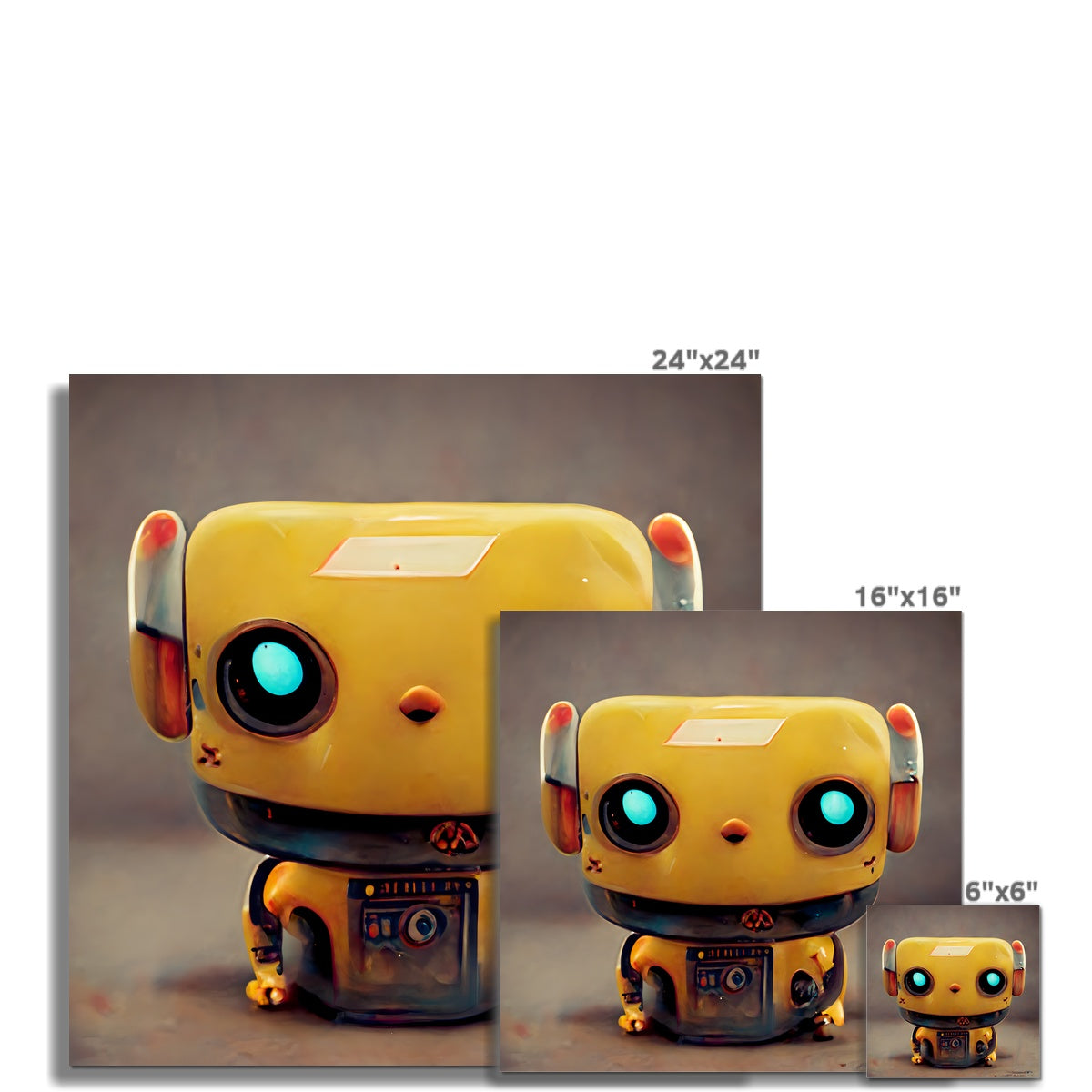 Banana Bot Pop Fine Art Print