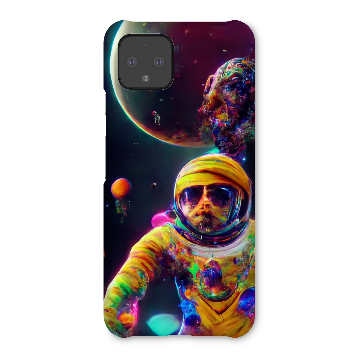 Psychedelic Astronaut in Space Snap Phone Case