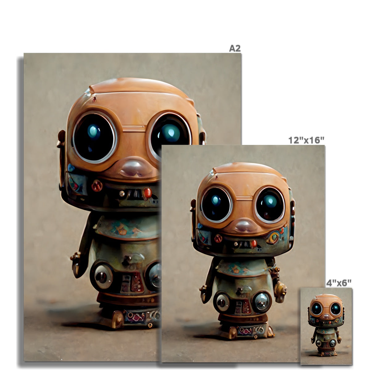 R0bot Pop Fine Art Print