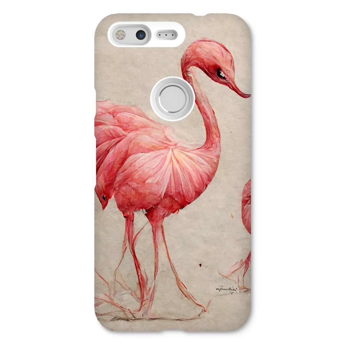 Flamingo Sketch Colors Snap Phone Case