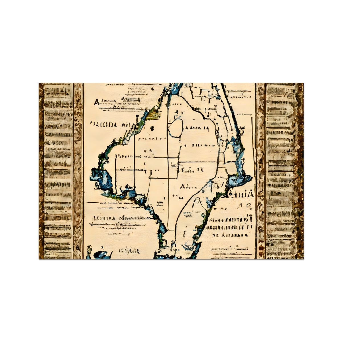 Florida Antiqua Fine Art Print