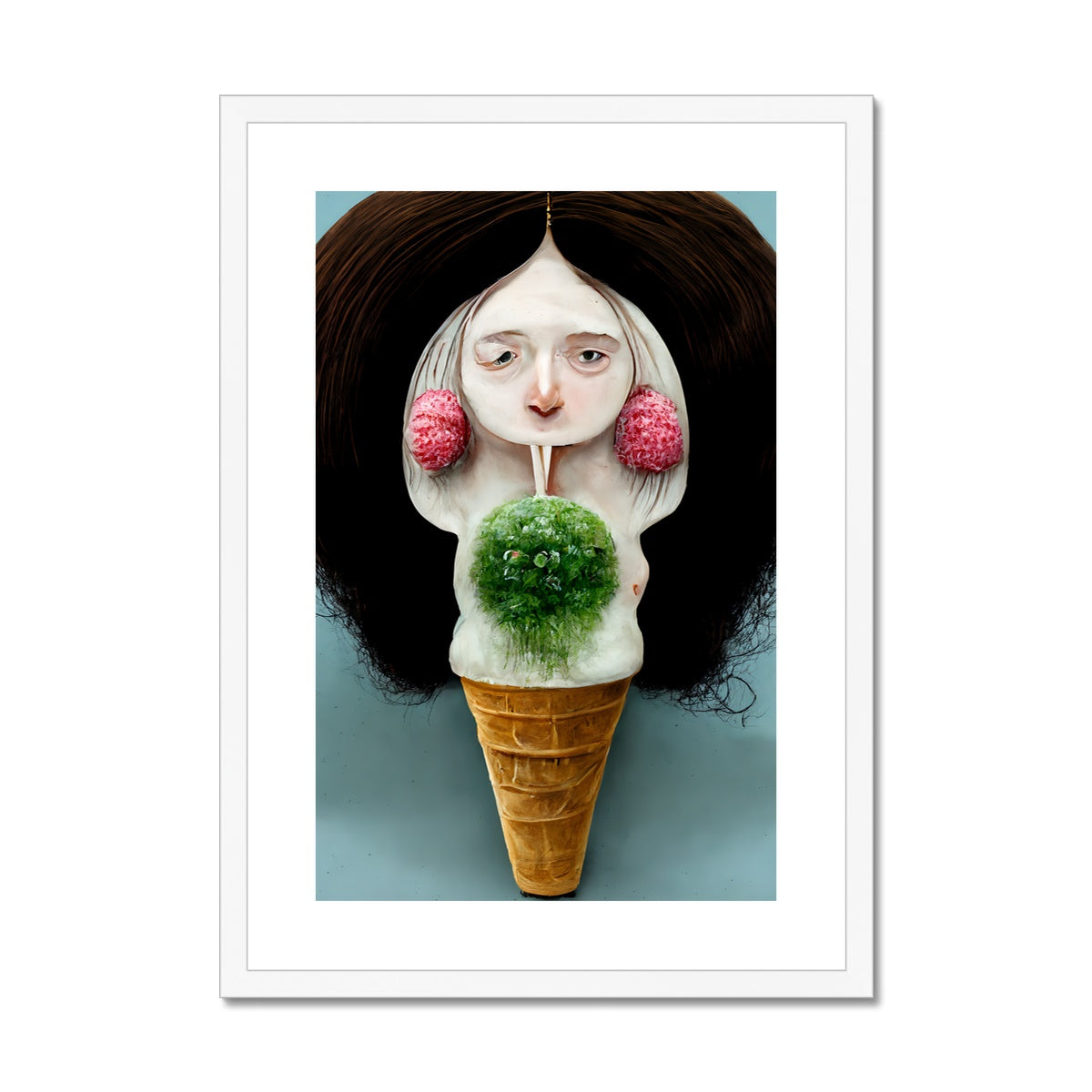 Sweet Lady Framed & Mounted Print