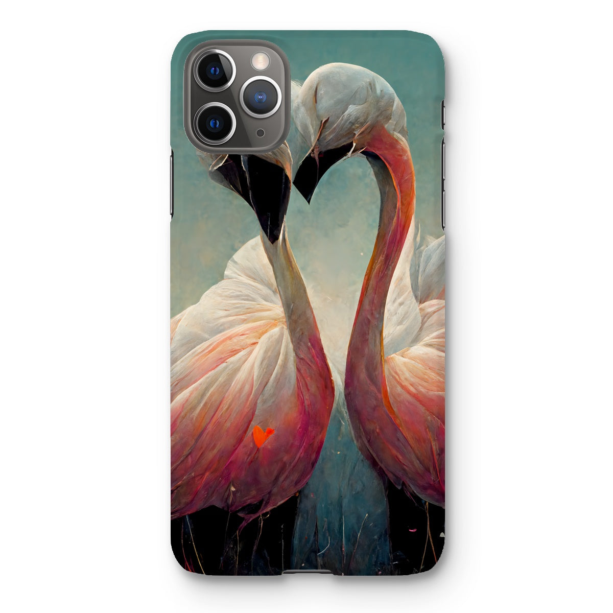 Flamingo Cuddles Snap Phone Case