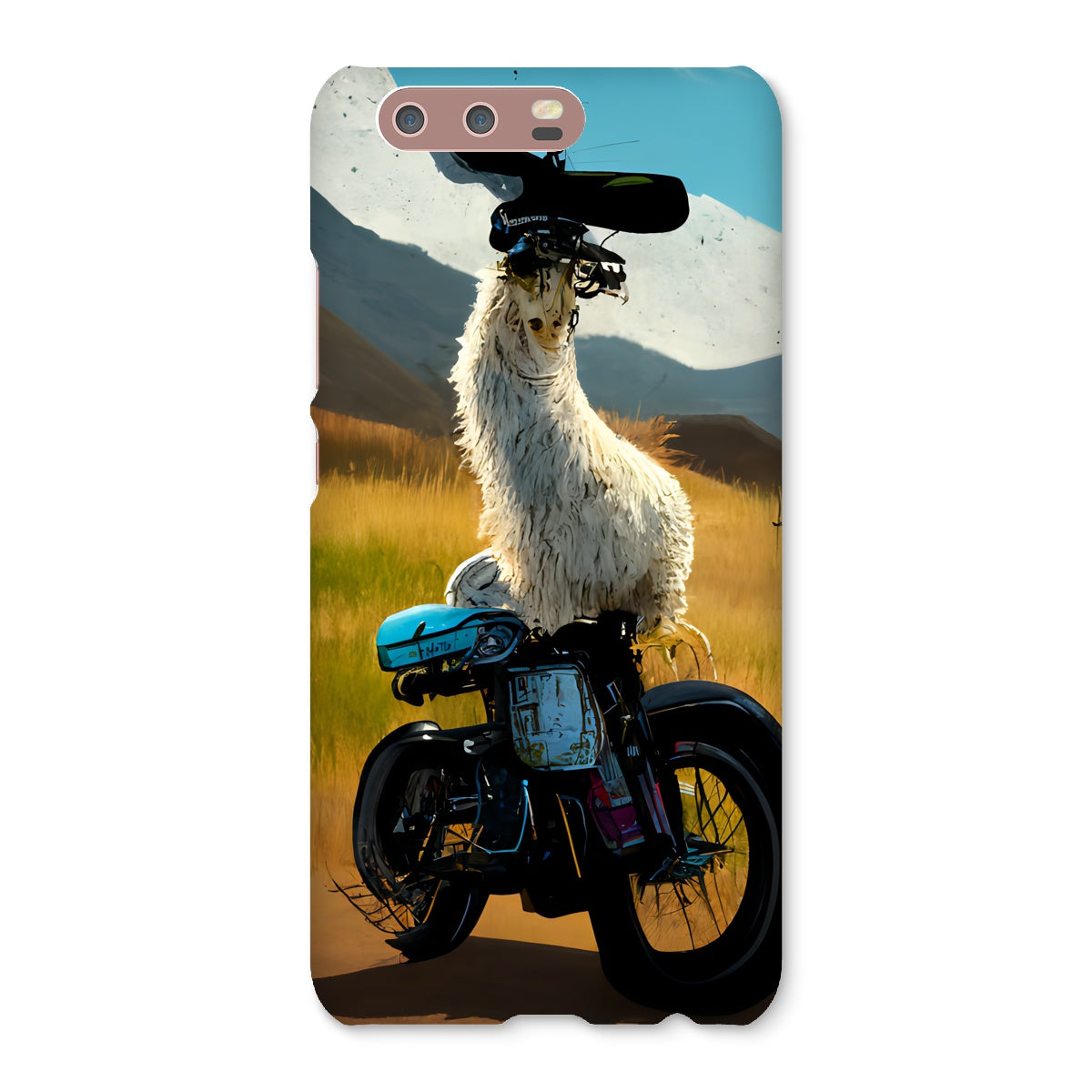 Llama on a Bike Snap Phone Case