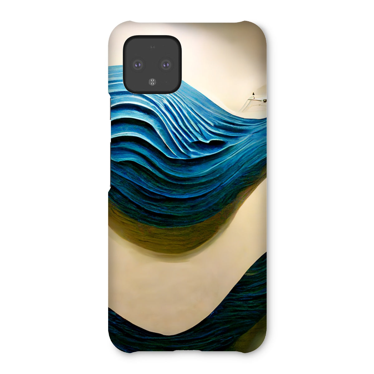 Blue Waves Snap Phone Case