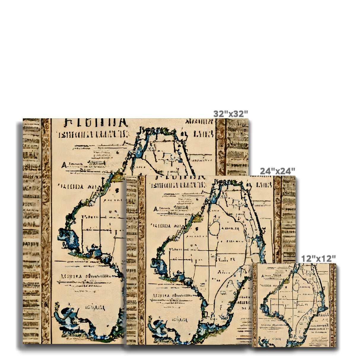 Florida Antiqua Canvas