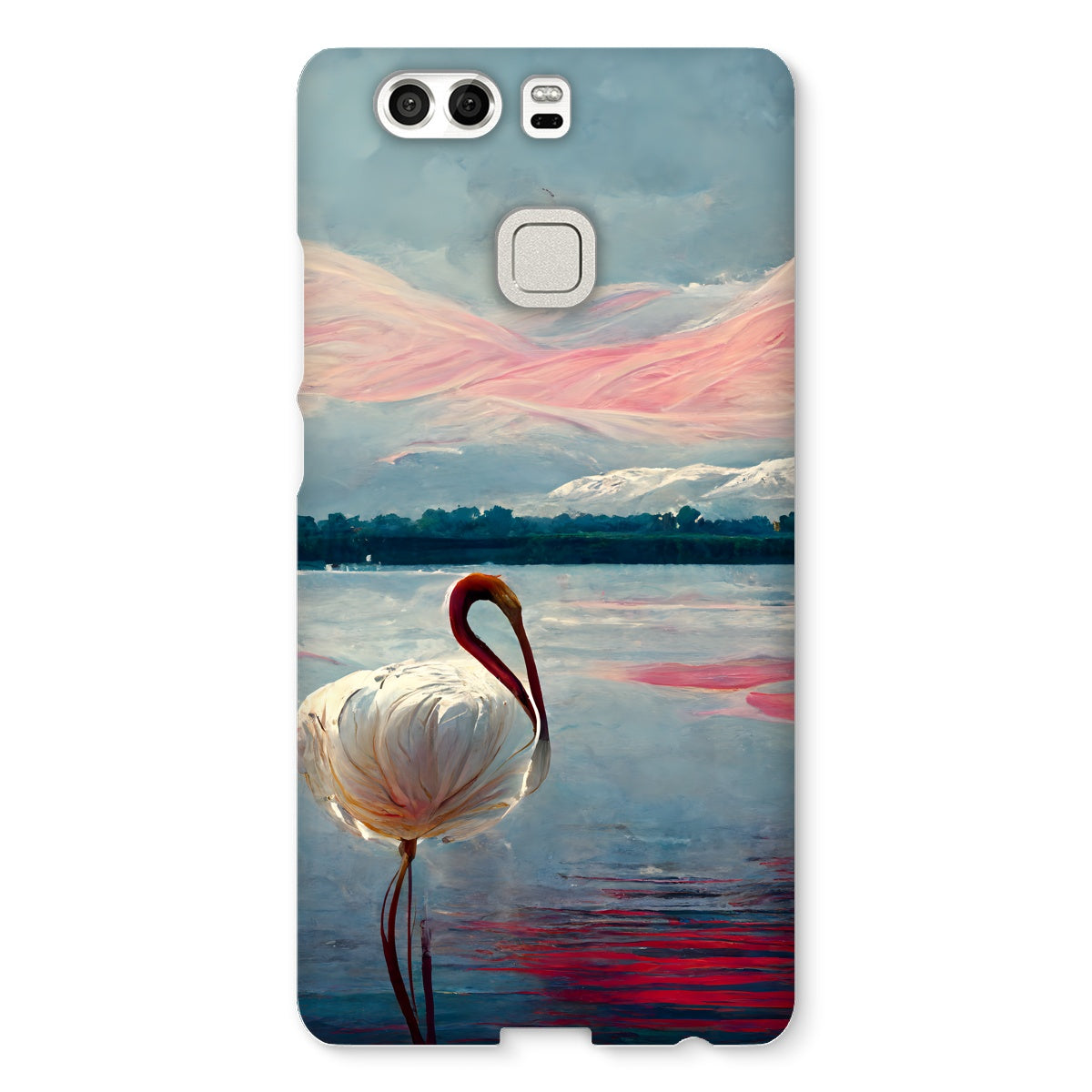 Flamingo Mountains Snap Phone Case