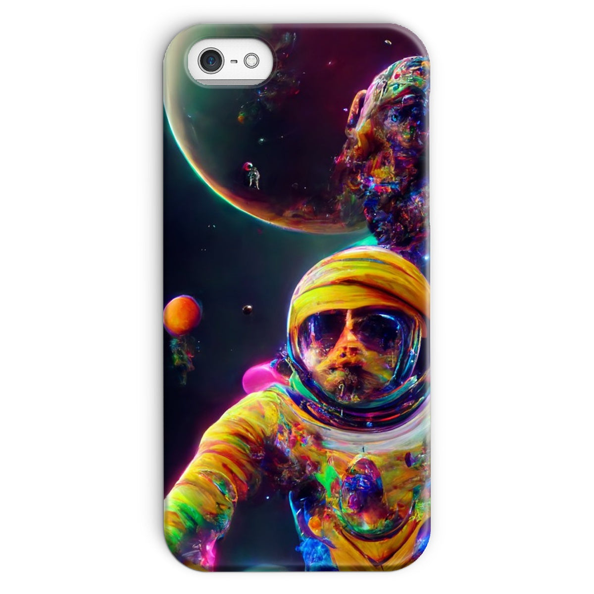 Psychedelic Astronaut in Space Snap Phone Case