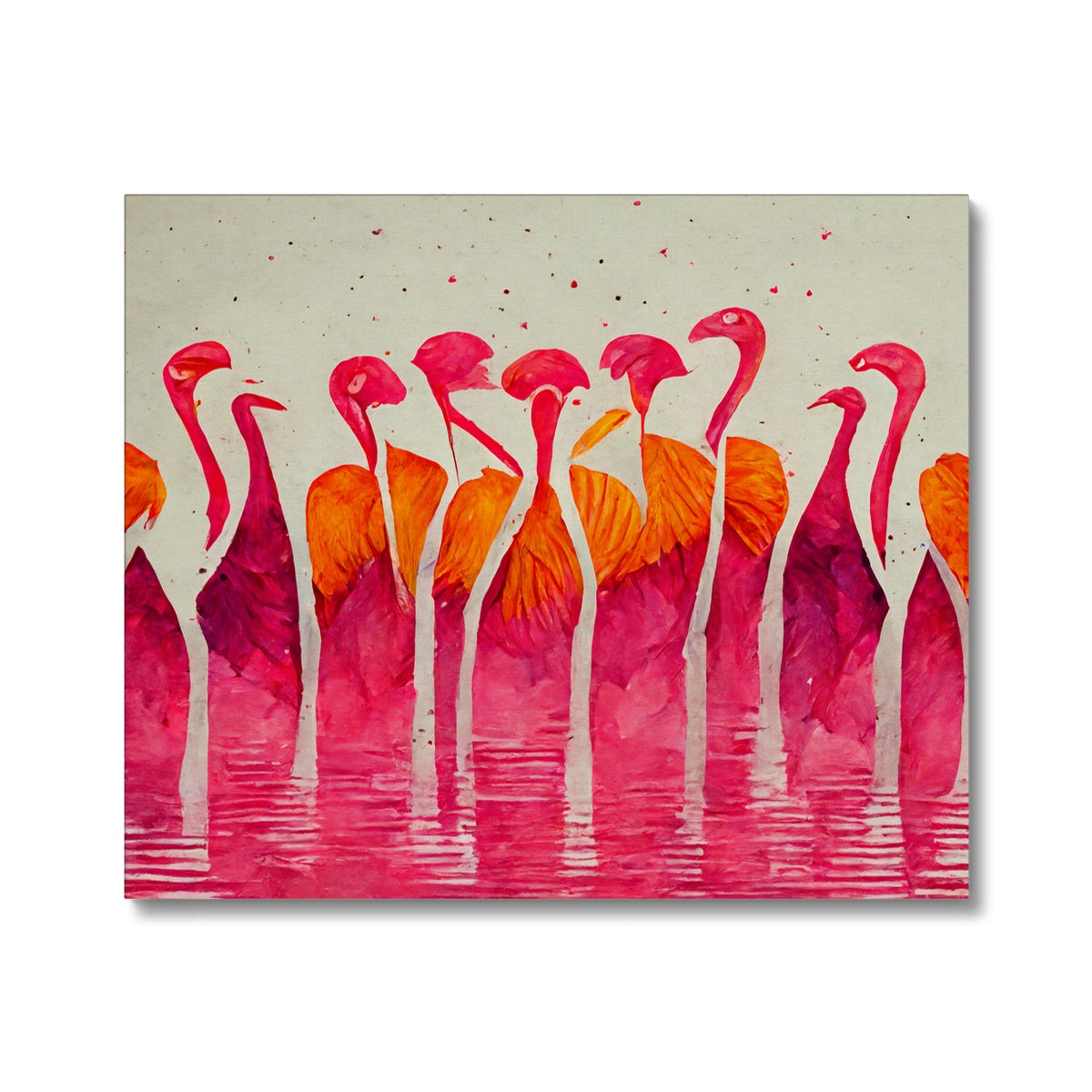 Flamingo Horizon Canvas