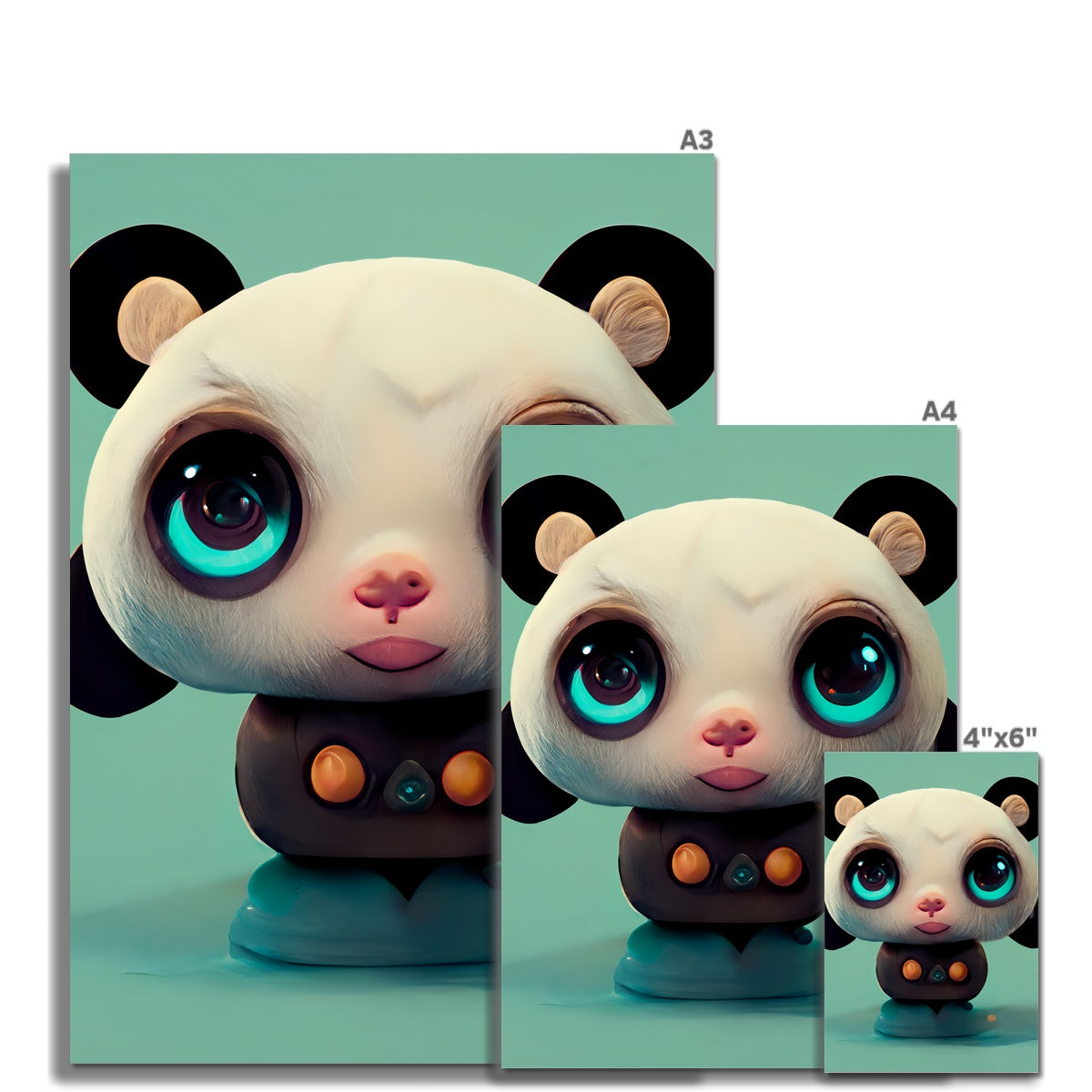 Pandapop Fine Art Print