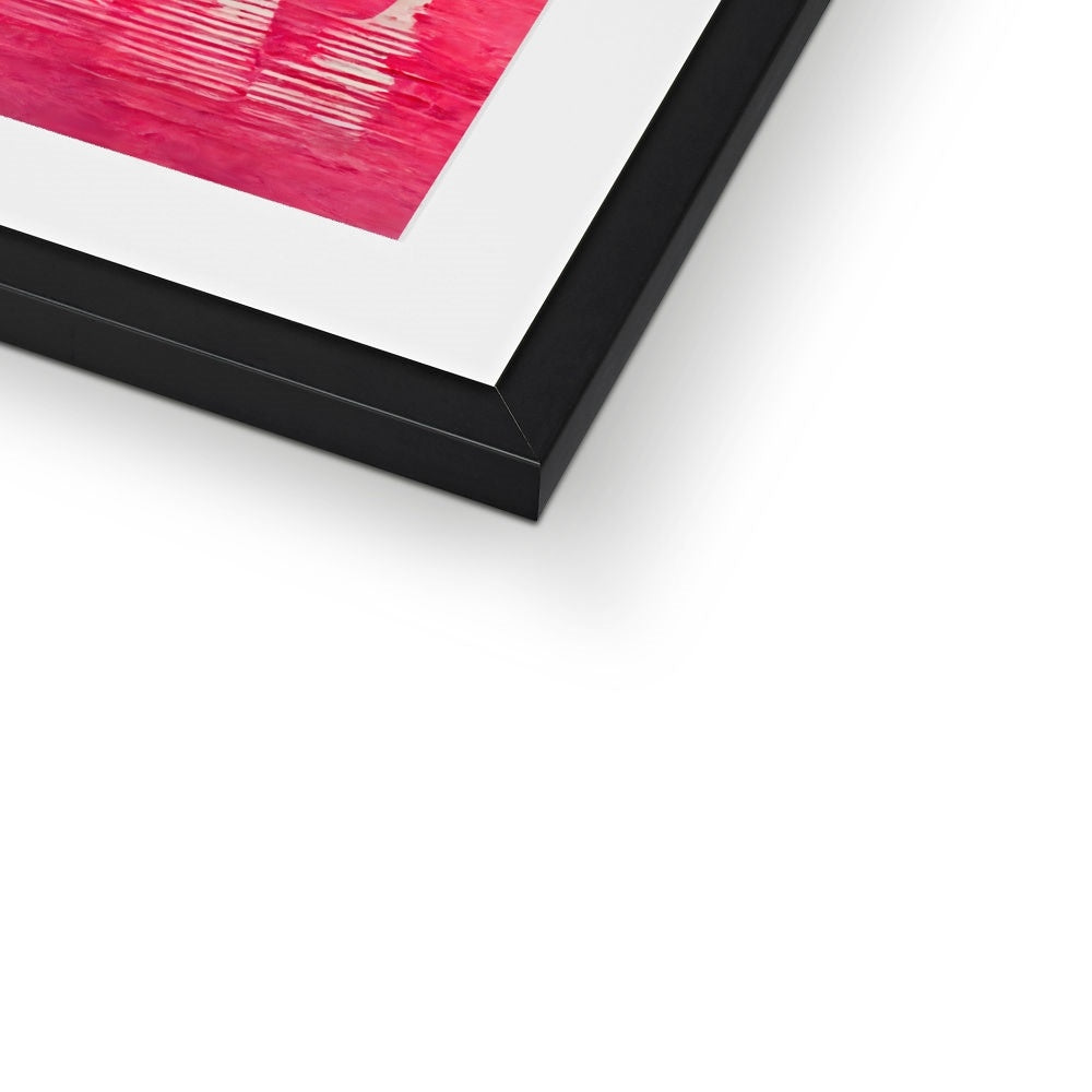 Flamingo Horizon Framed & Mounted Print