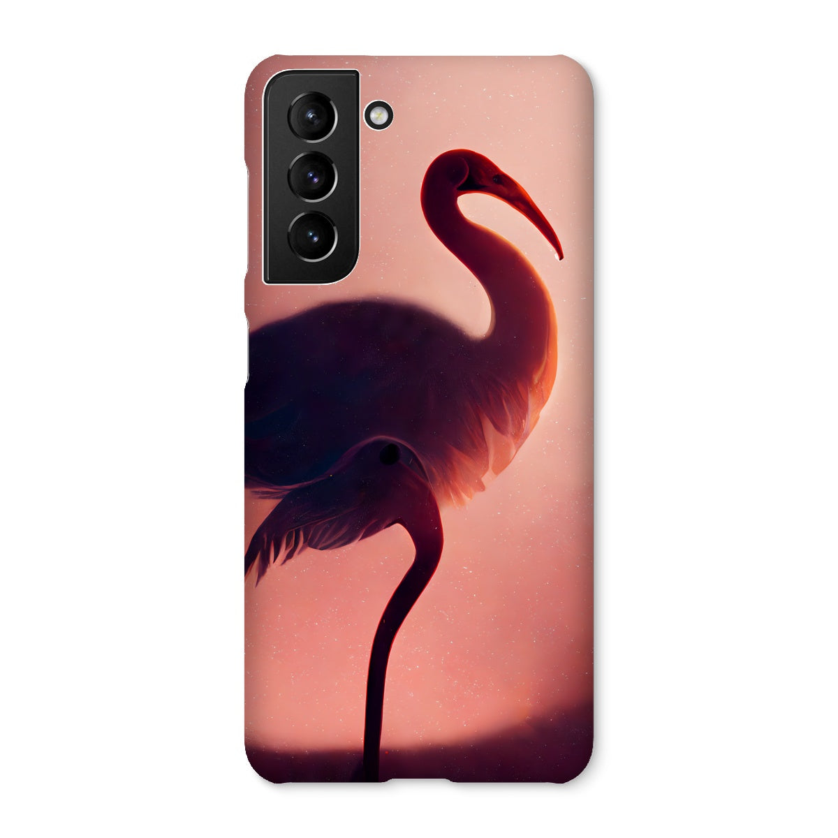 Flamingo Shadows Snap Phone Case