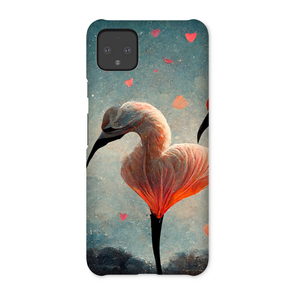 Flamingo Valentine Snap Phone Case