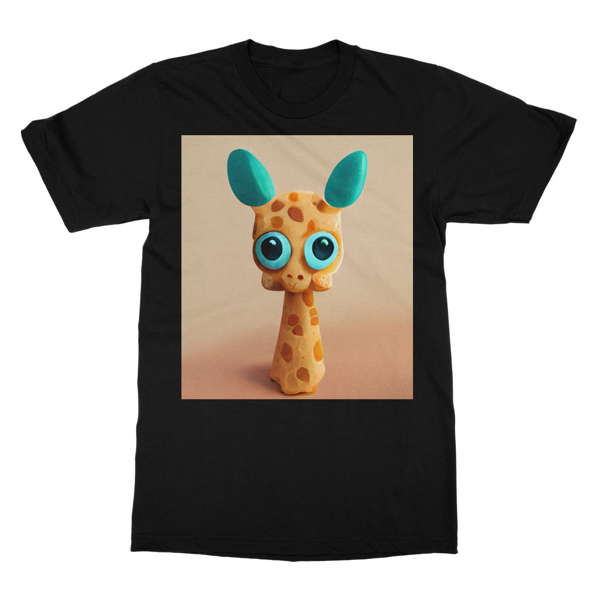 Giraffe Popit Softstyle T-Shirt