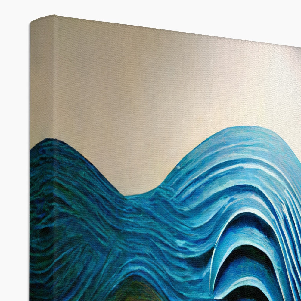 Blue Waves Canvas