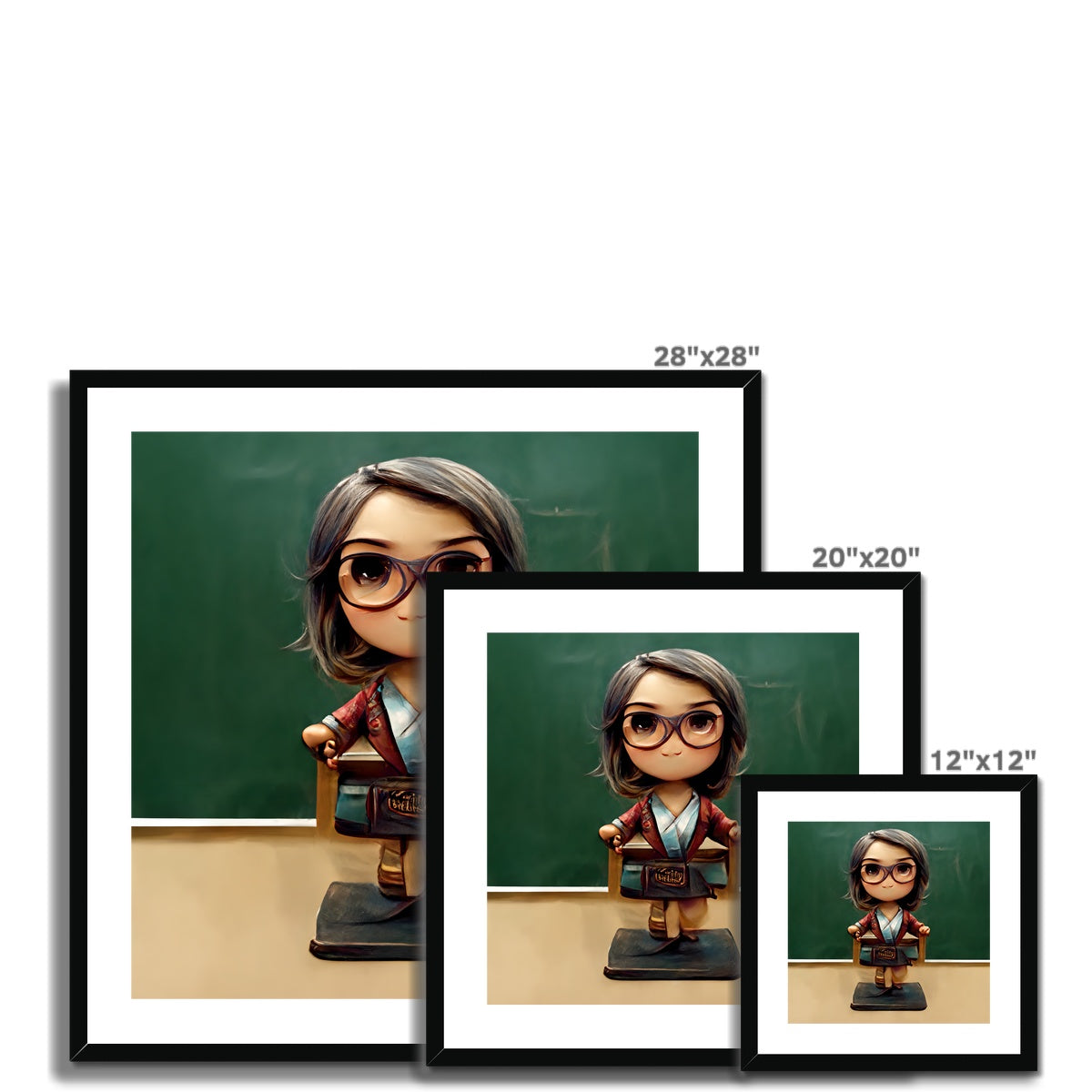 TeachMe Teacher Pop Framed & Mounted Print