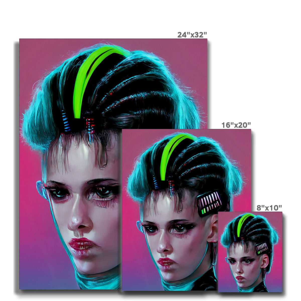 Comb Punk Canvas