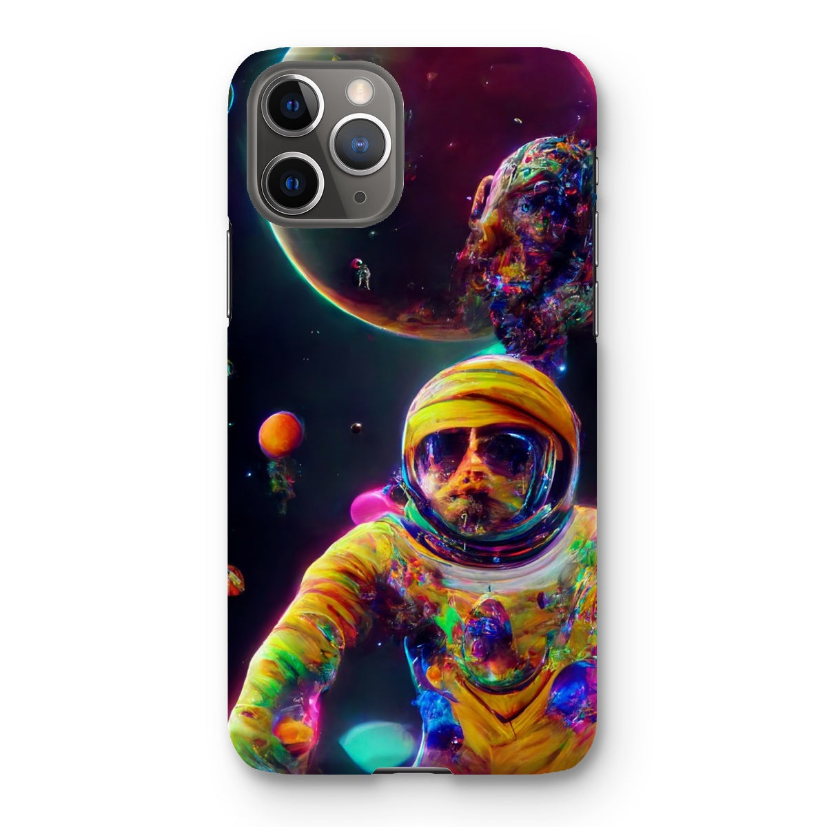 Psychedelic Astronaut in Space Snap Phone Case