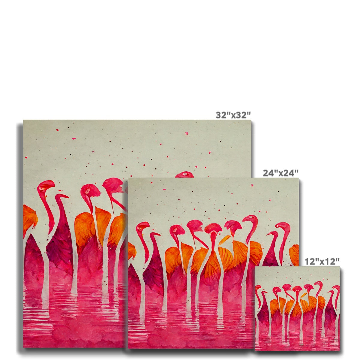 Flamingo Horizon Canvas