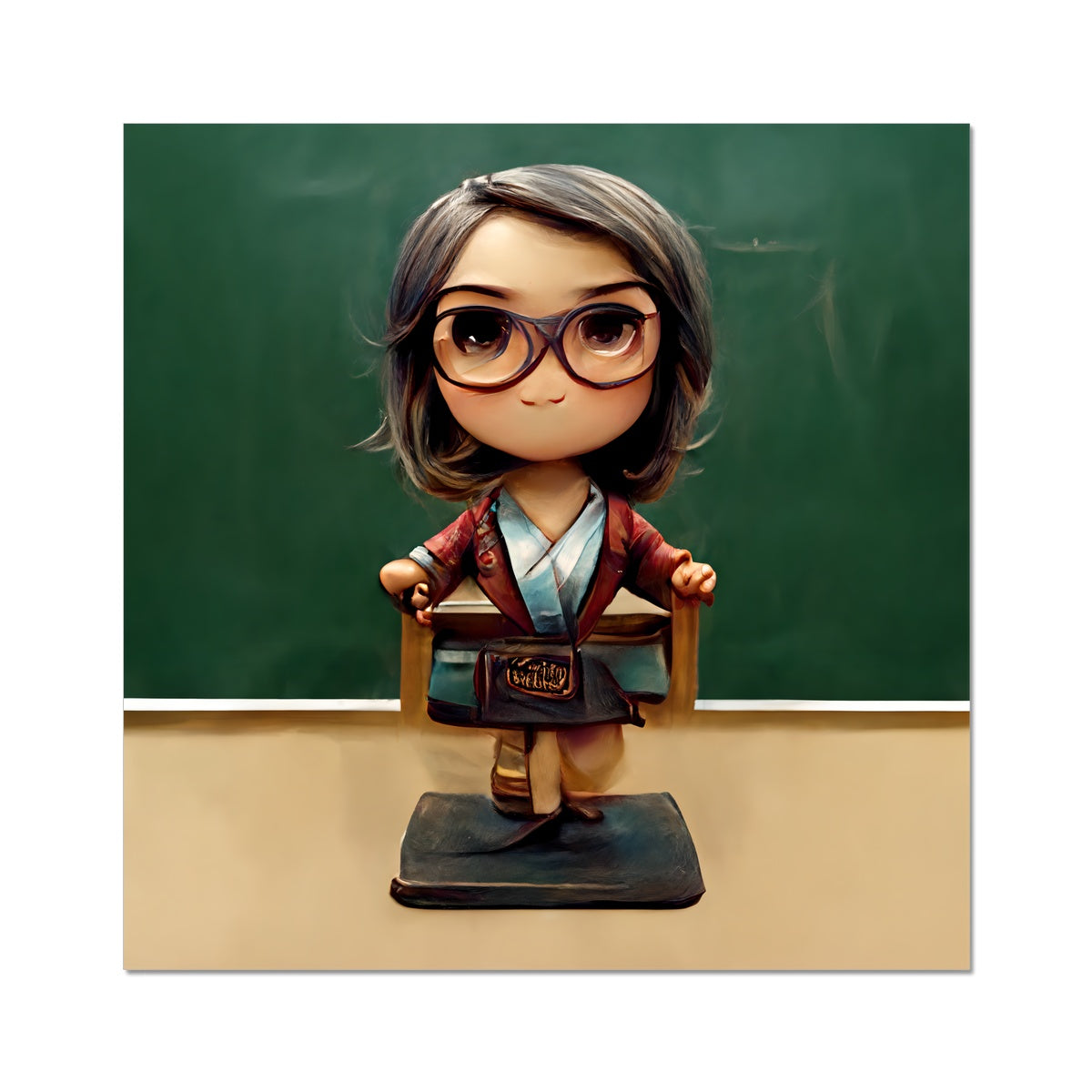 TeachMe Teacher Pop Fine Art Print