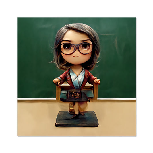 TeachMe Teacher Pop Fine Art Print