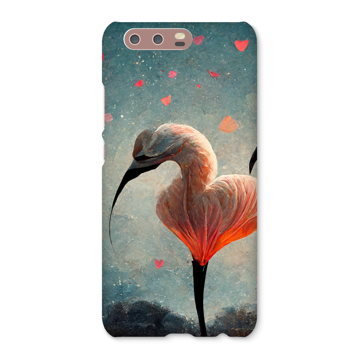 Flamingo Valentine Snap Phone Case