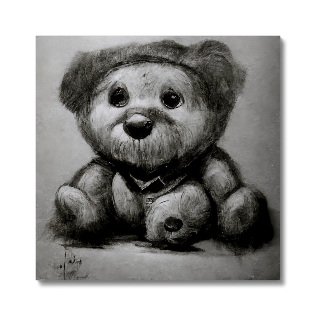 Pencil Teddy Canvas