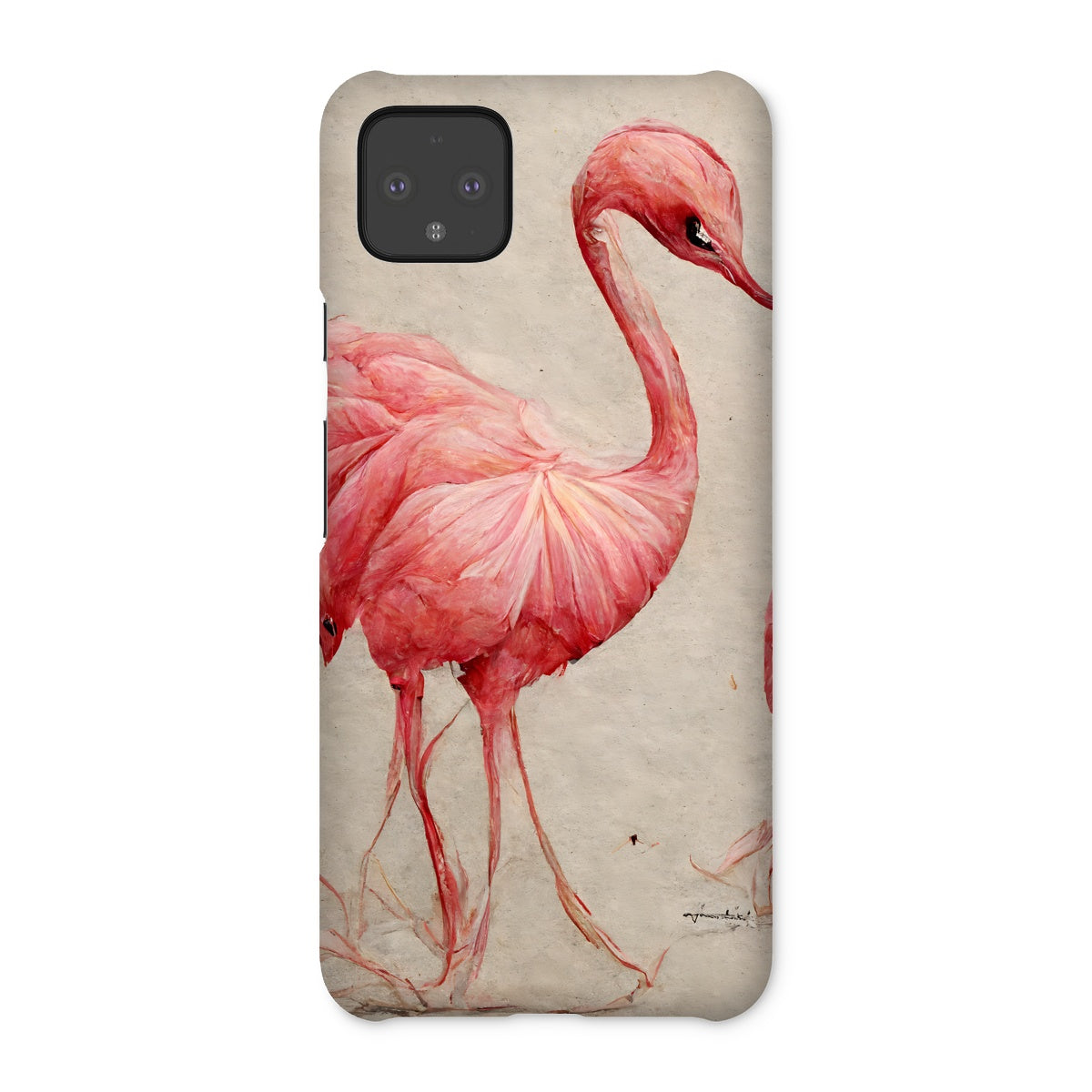 Flamingo Sketch Colors Snap Phone Case