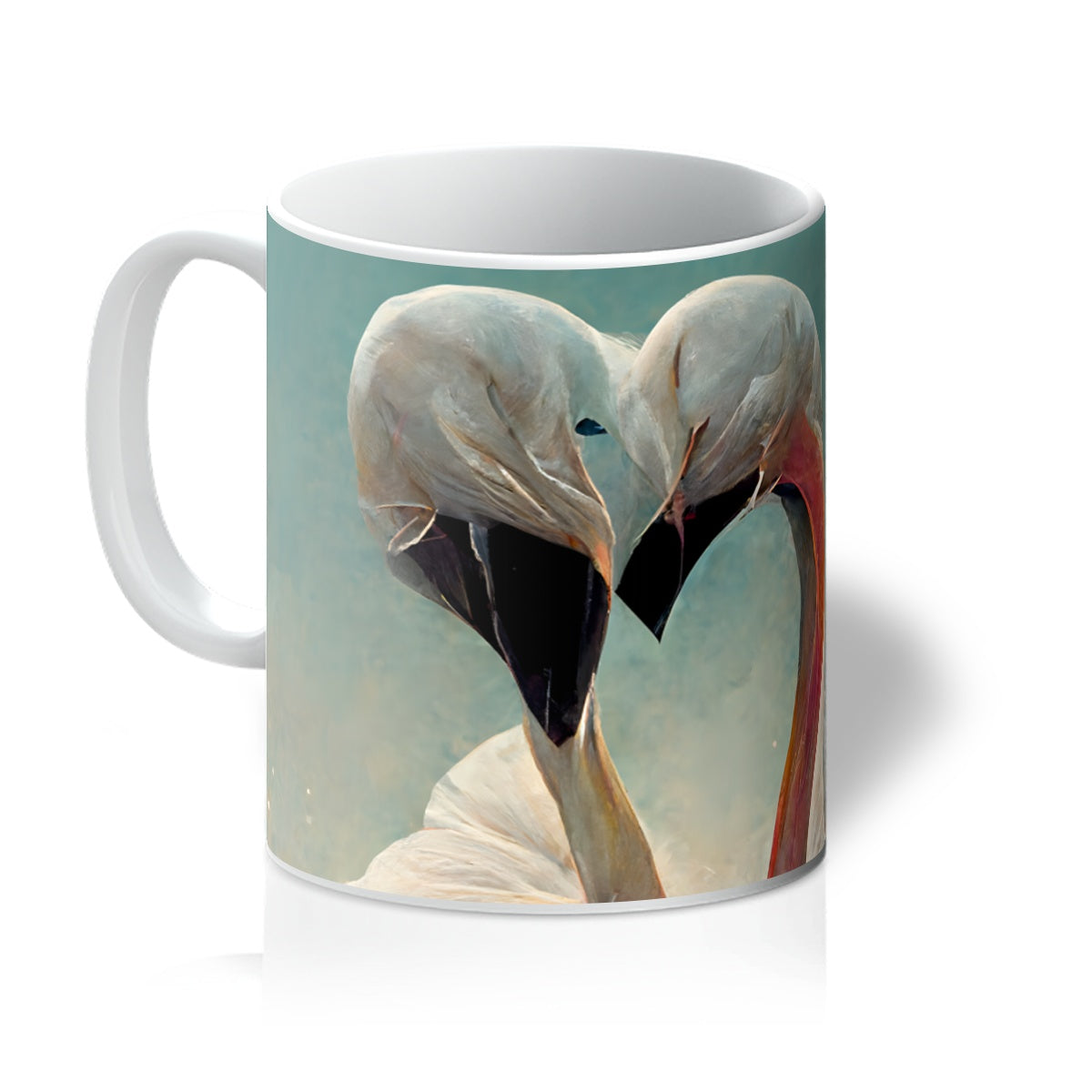 Flamingo Cuddles Mug