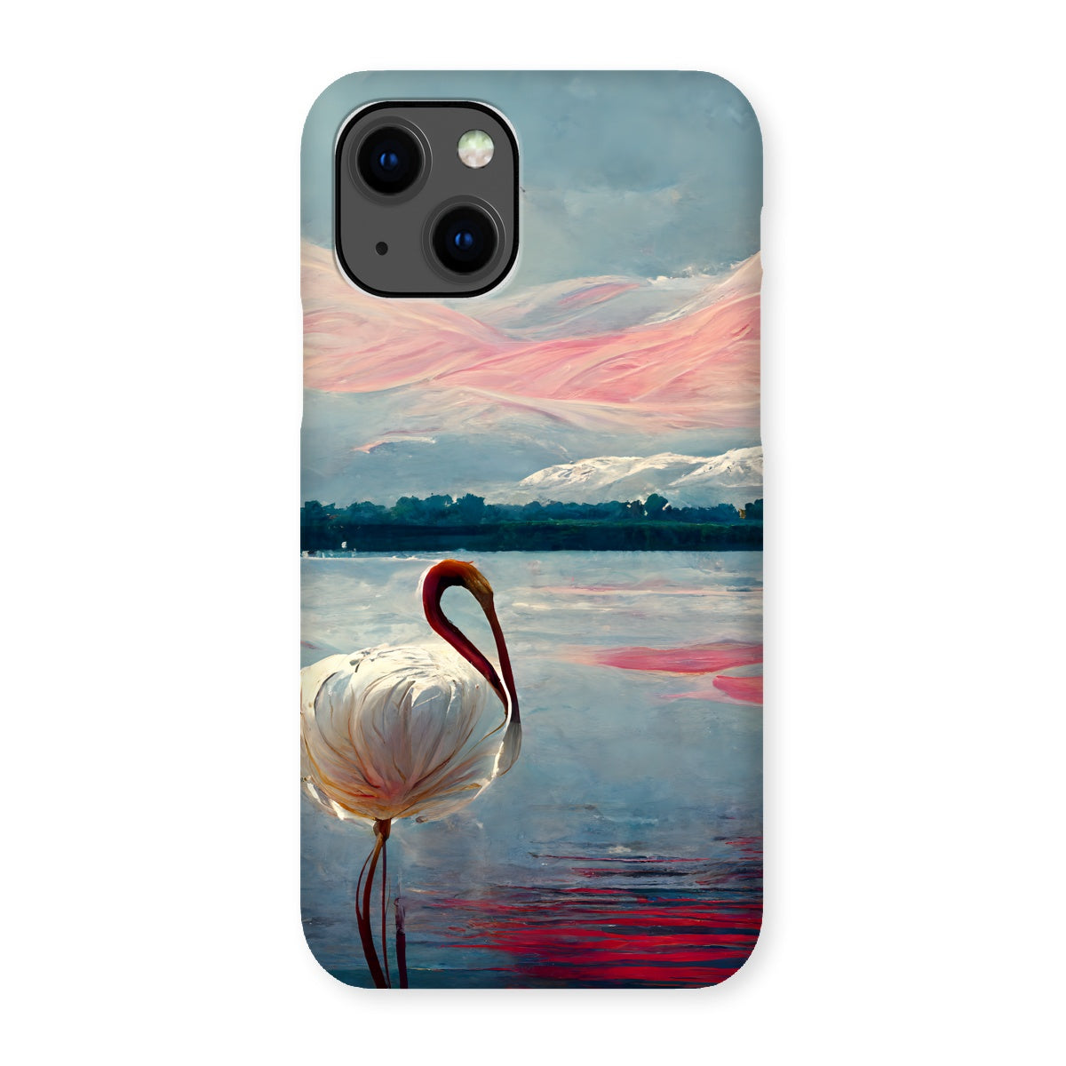 Flamingo Mountains Snap Phone Case