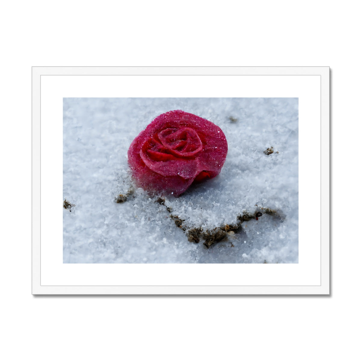 Frozen Love Framed & Mounted Print