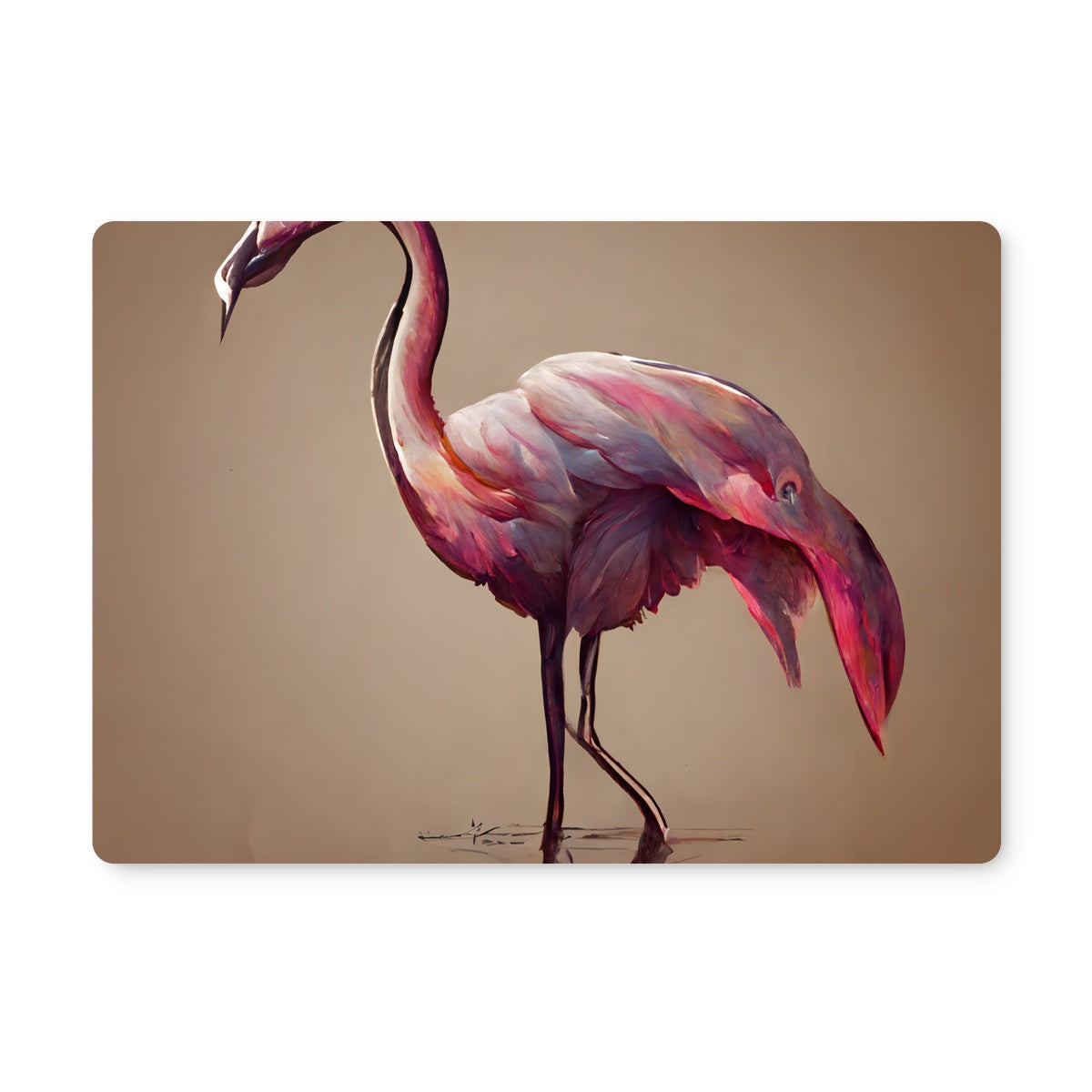 Flamingo Feathers Placemat