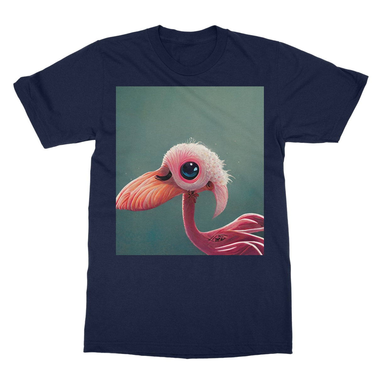 Baby Bird Flamingo Softstyle T-Shirt