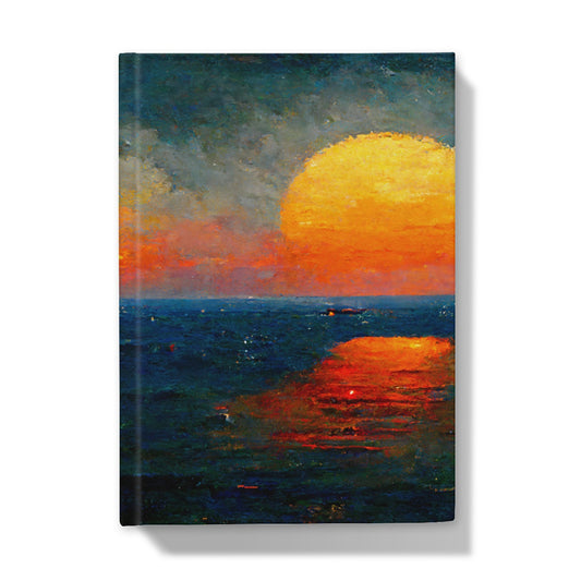 Sea Sunset on Oils Hardback Journal